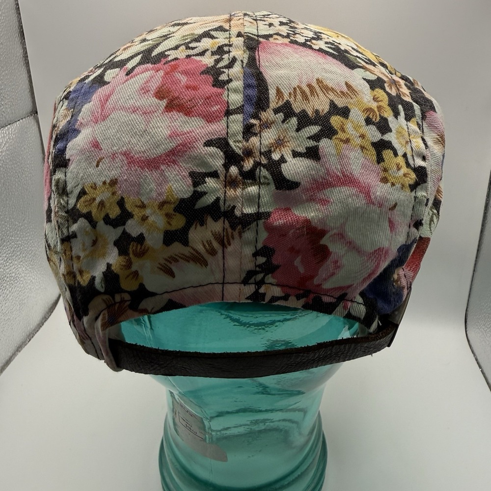 Vintage Hat Club Floral Baseball Cap With Leather Adjustment Strap - Picture 3 of 8